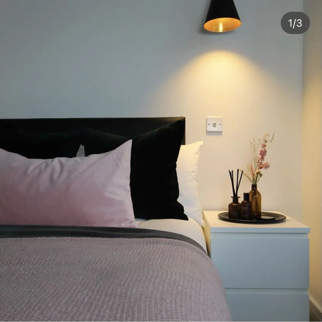 Bedroom in the finished 378 Manchester Road HMO conversion